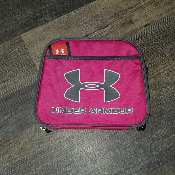 pink under armour lunch box